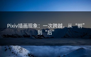 Pixiv插画现象：一次跨越，从“前”到“后”