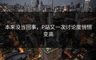 本来没当回事，P站又一次讨论度悄悄变高