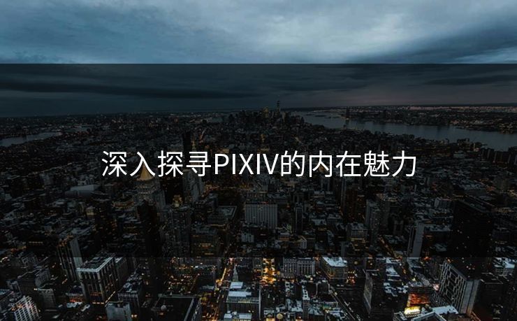 深入探寻PIXIV的内在魅力 深入探寻PIXIV的内在魅力